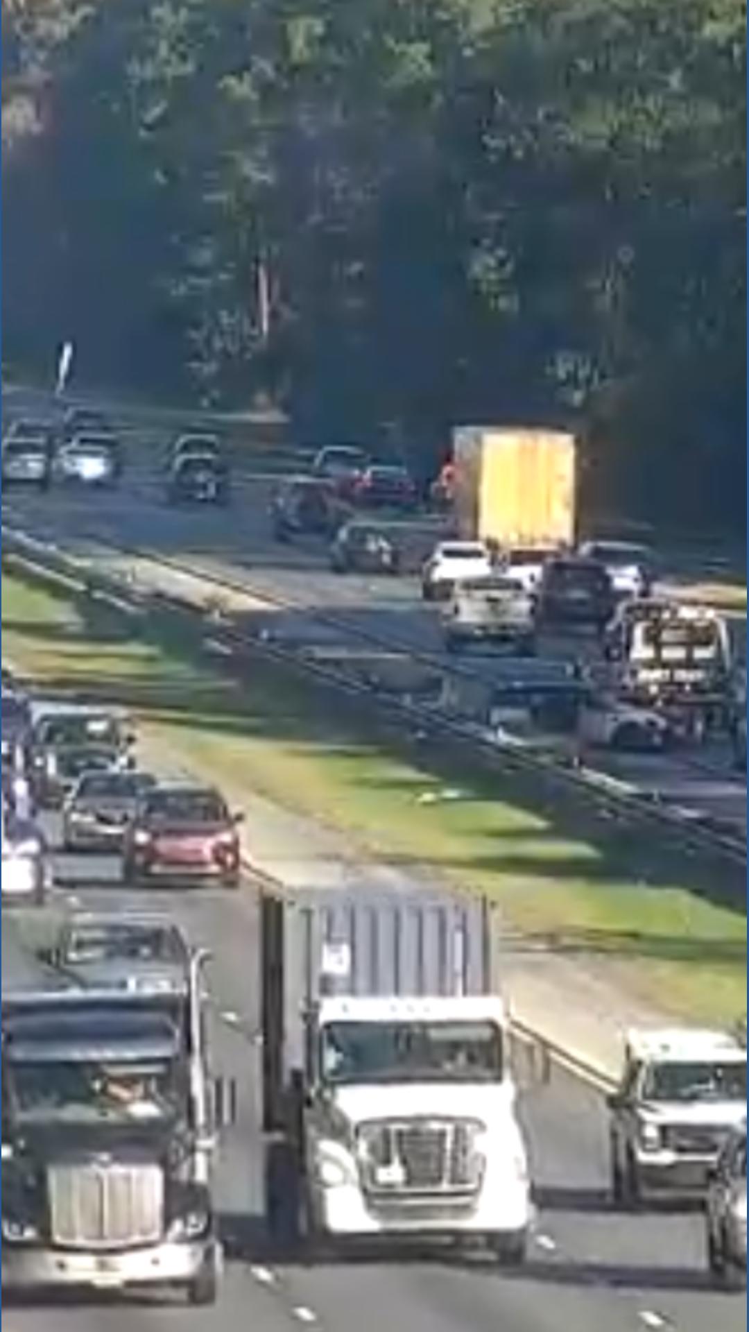 Crash on I-95 North in St. Johns County causes lanes to close Friday ...