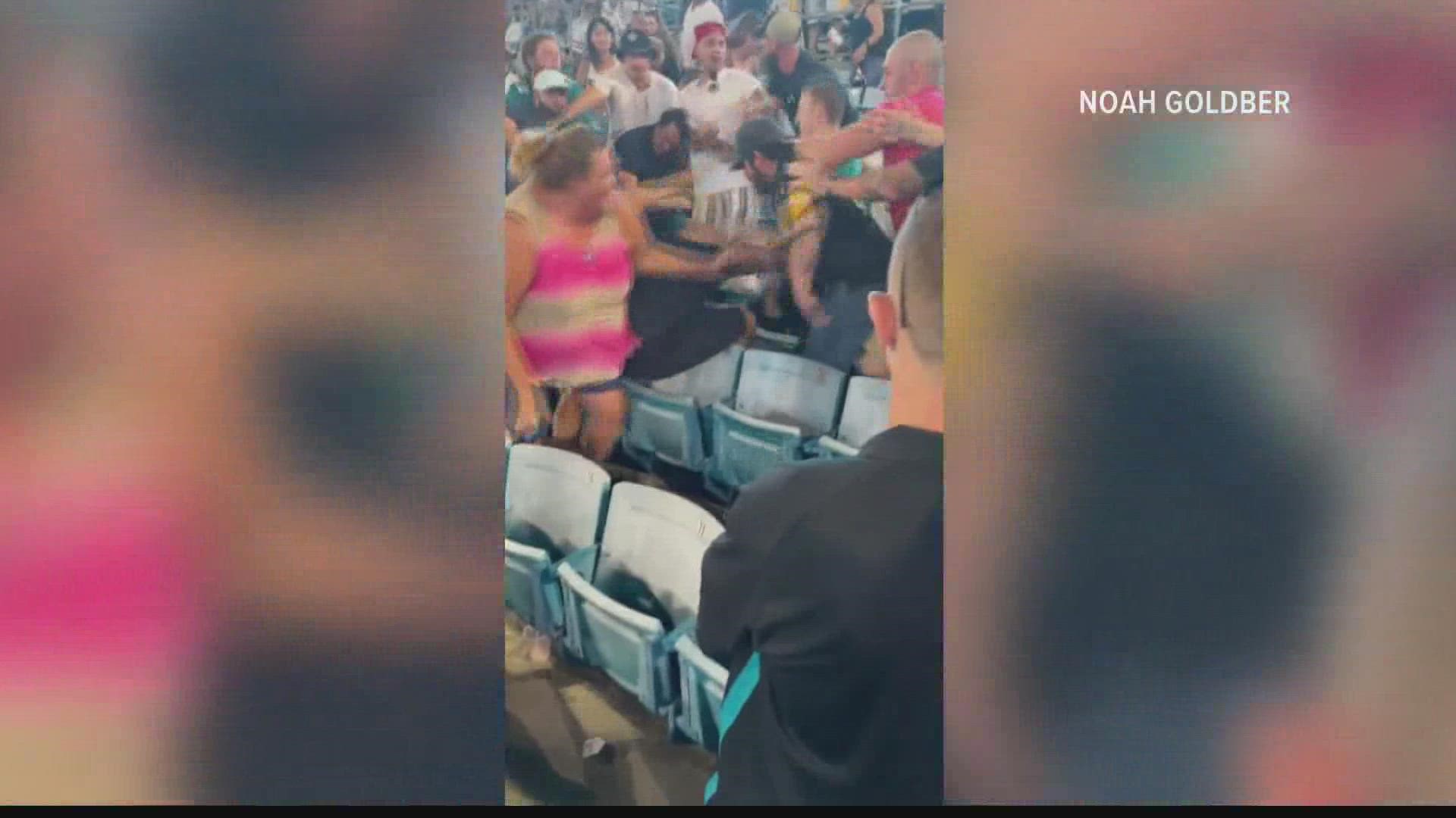 Man says racial slur prompted him to fight at Jaguar game