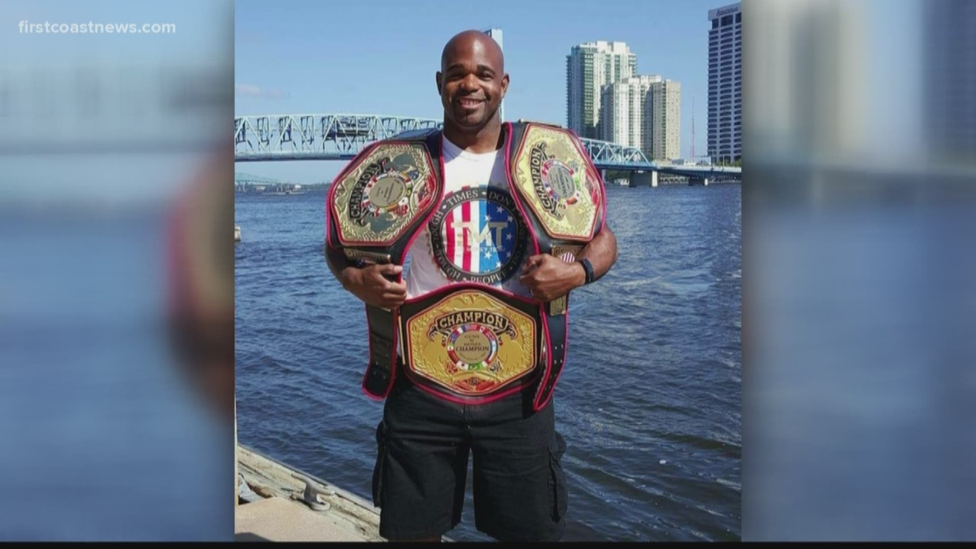 Jerry Haddock, an Orlando Police Officer, was in Jacksonville training for the Guns and Hoses event when he collapsed. He is in critical condition.