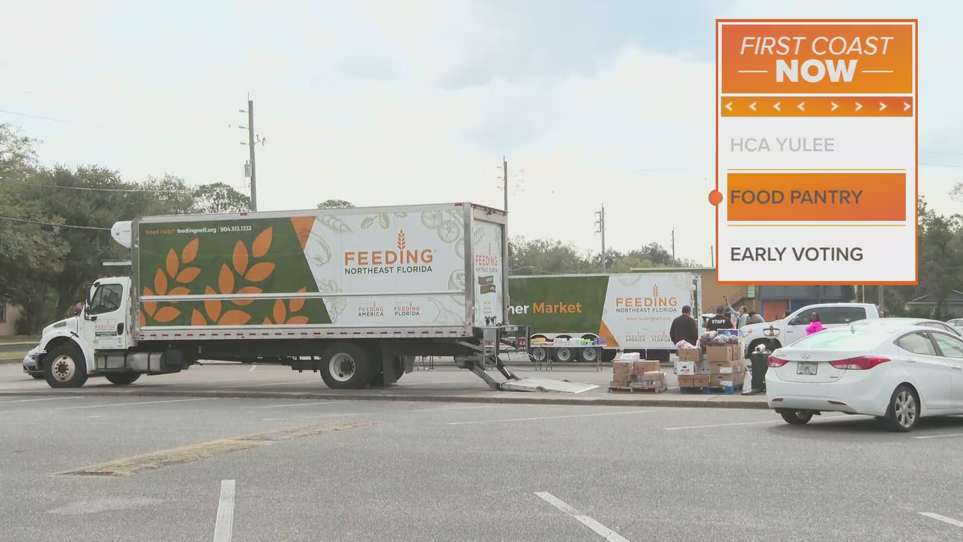 The church is located at 5461 Commonwealth Ave. in Jacksonville. You can start picking up food at 10 a.m.