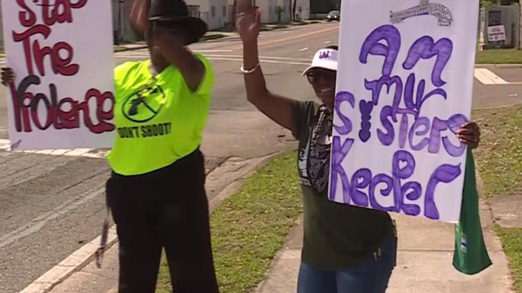 'Let's stop violence': Community responds to shootings along Moncrief Road in Jacksonville