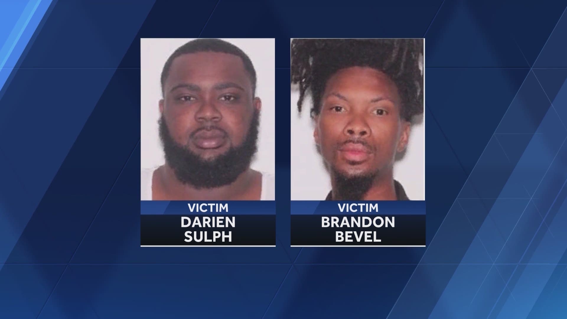 Orlando Police say 25-year-old Darien Sulph and  31-year-old Brandon Bevel were found shot to death Sunday morning inside their car.