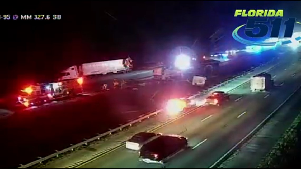 Crash on I-95 in St. Johns County closes lanes | firstcoastnews.com