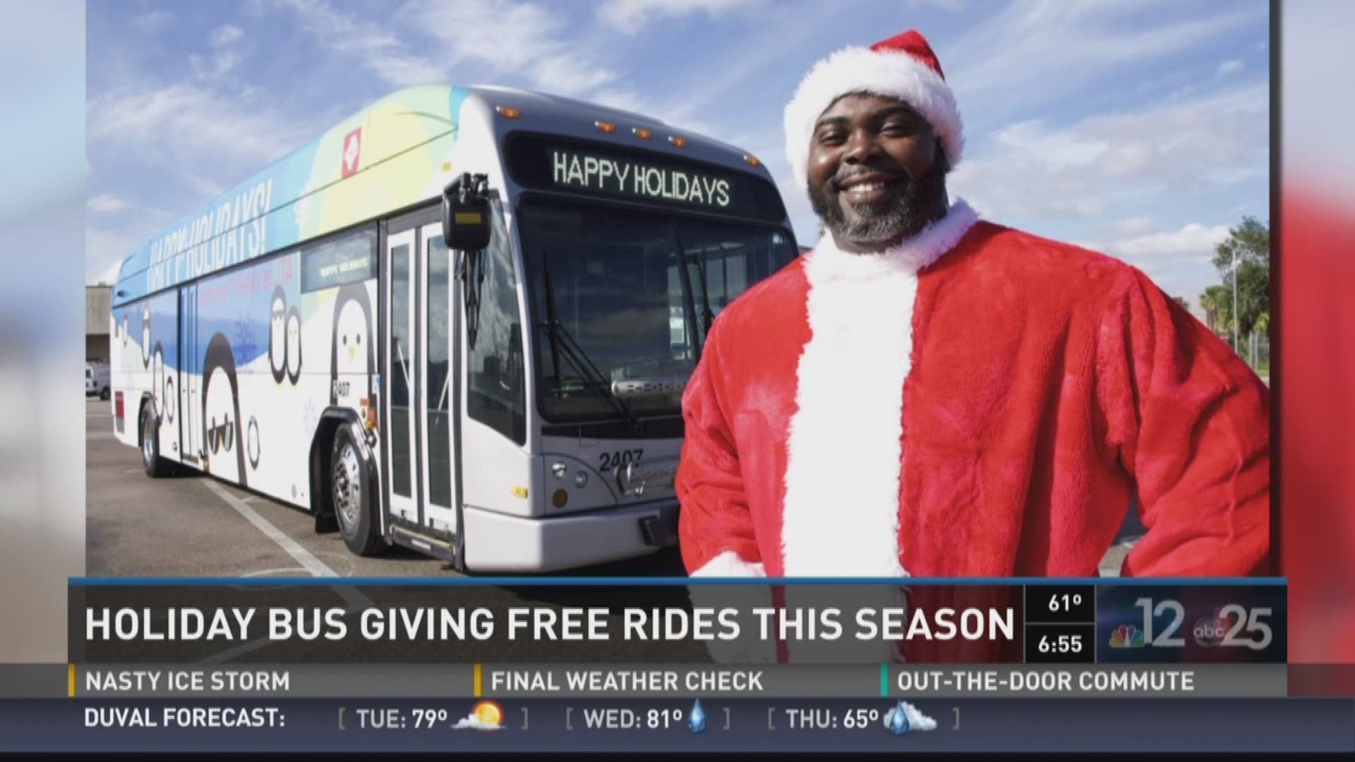 Santa giving free rides on the Jacksonville bus line | firstcoastnews.com