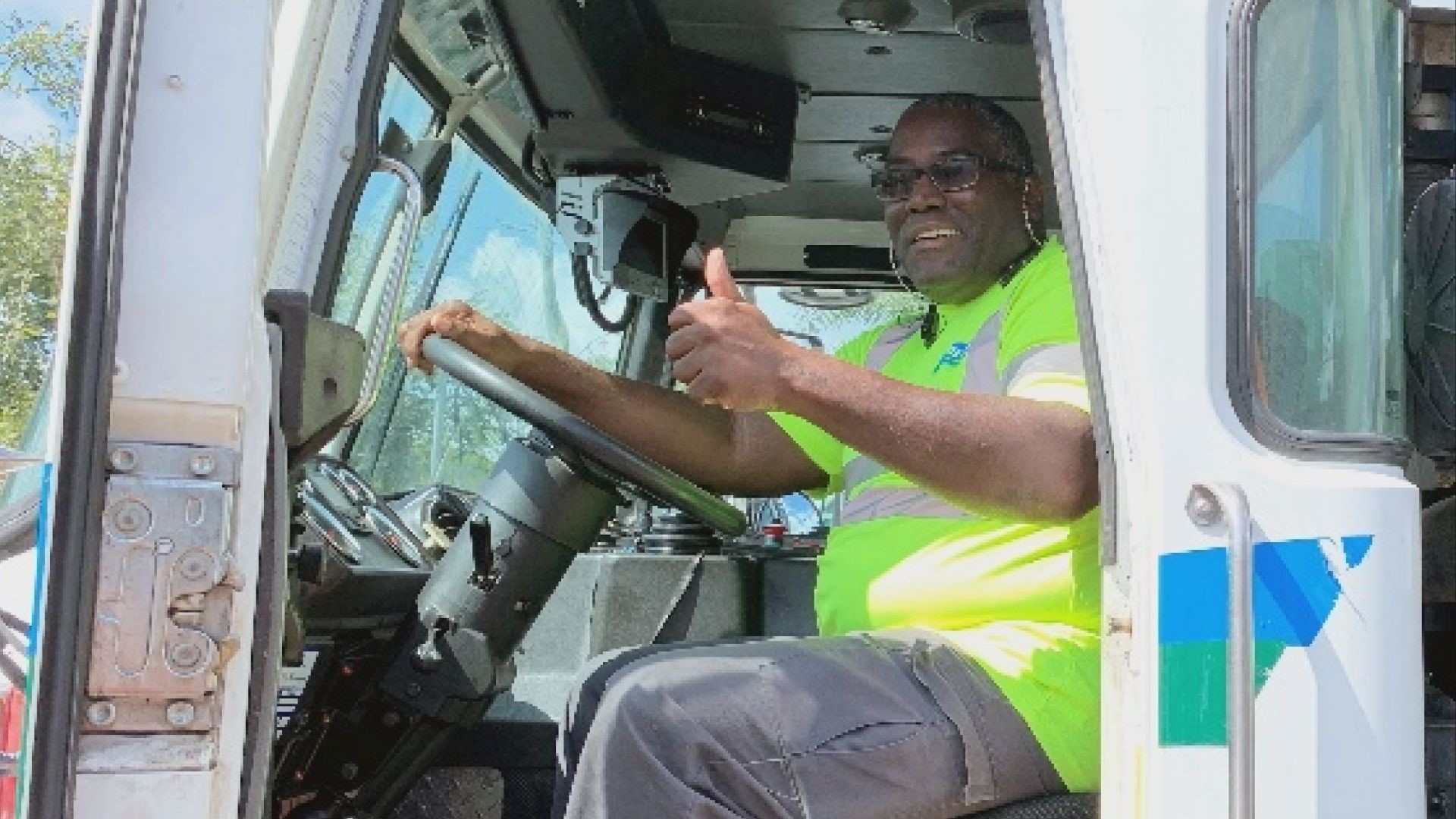 Harry Cooper III served for eight years in the U.S. Navy, through the Gulf War and in multiple countries. Now, he prides himself on the route he works in Deerwood.