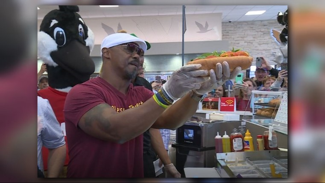 Brian Dawkins gets signature Wawa hoagie: 'Dawk' - Sports Illustrated