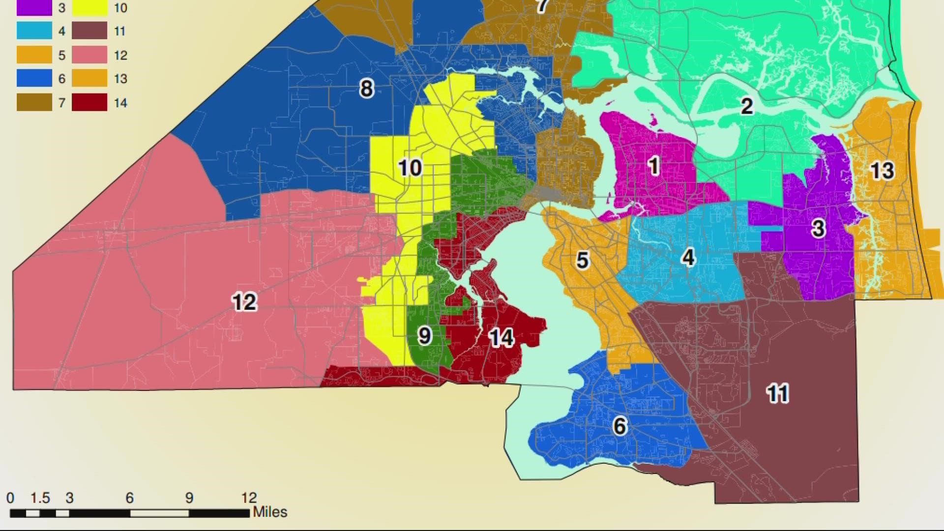 Argyle Forest resident, John Draper, says a new map created by local civil rights groups better represents the city.