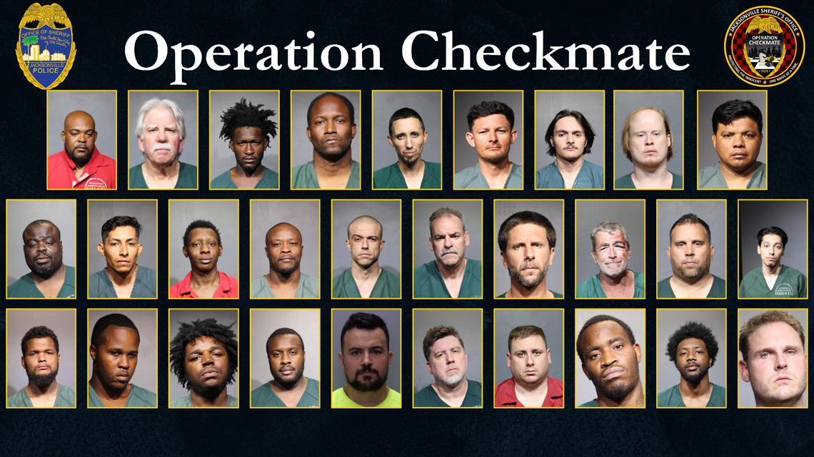 JSO announces 29 arrests in child sex crime sting