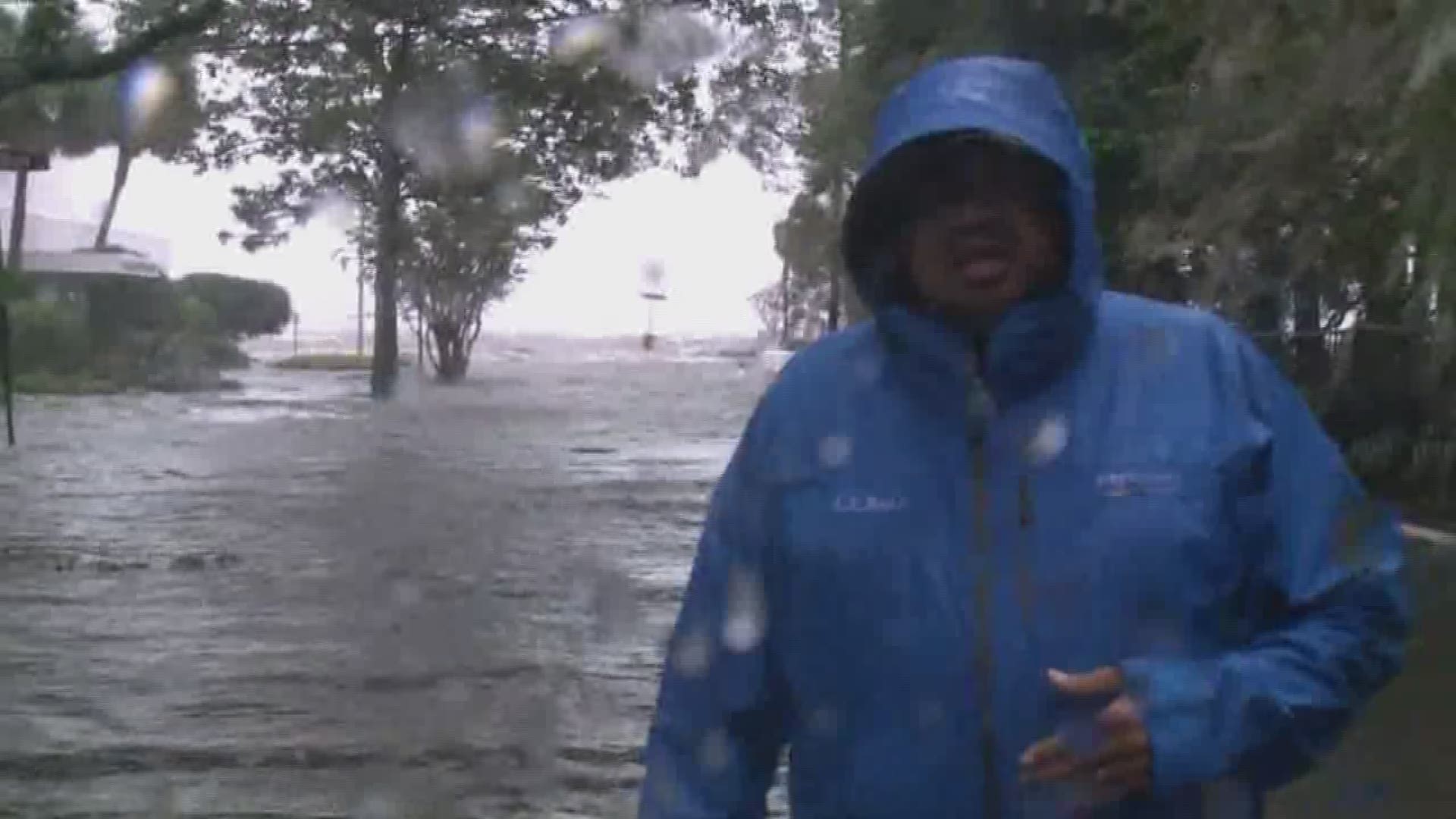 Ken Amaro surveys the damage Riverside has sustained from Hurricane Irma