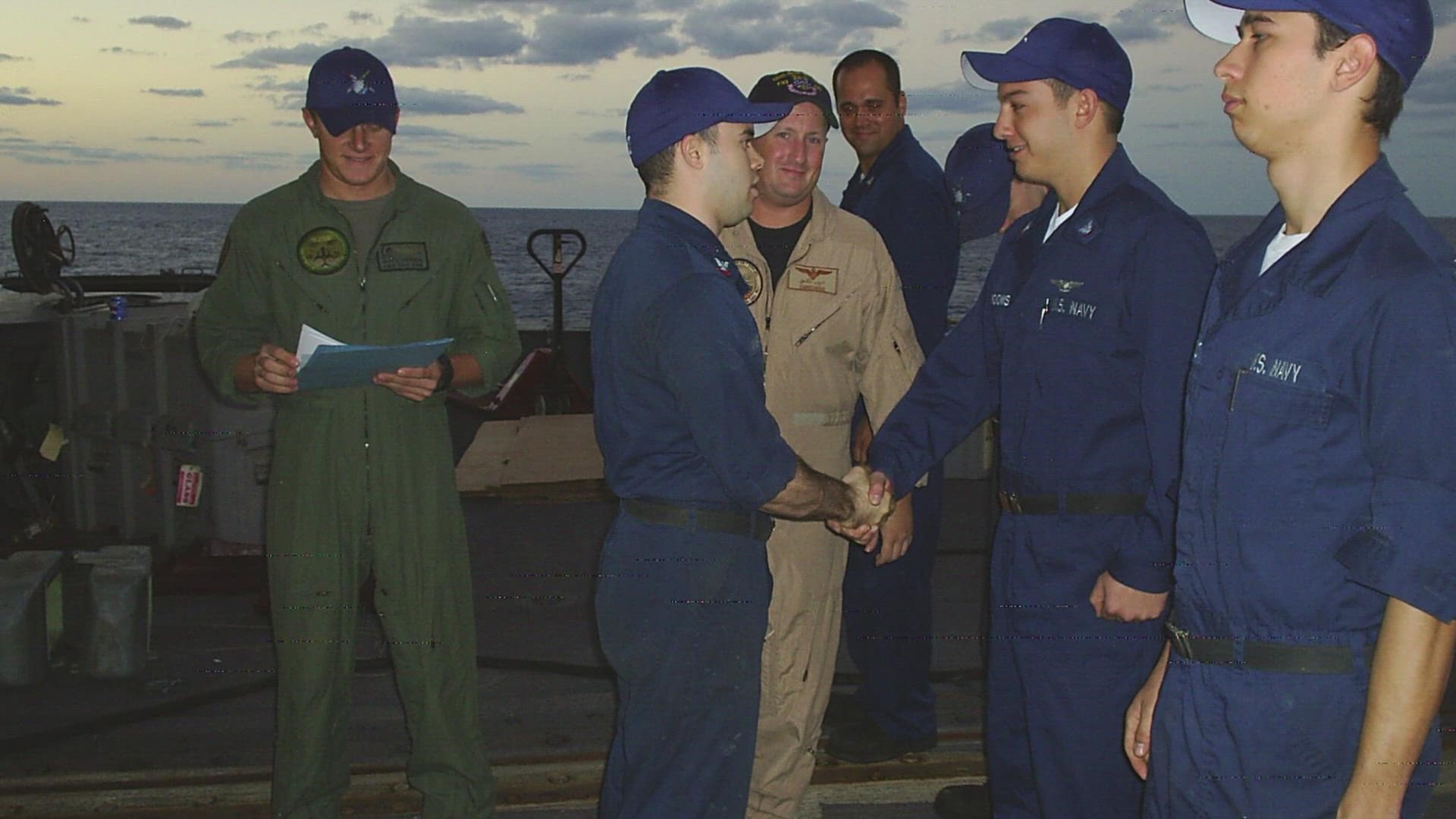 Robby Grooms is a Navy veteran who found himself through the program Battlefields 2 Ballfields.