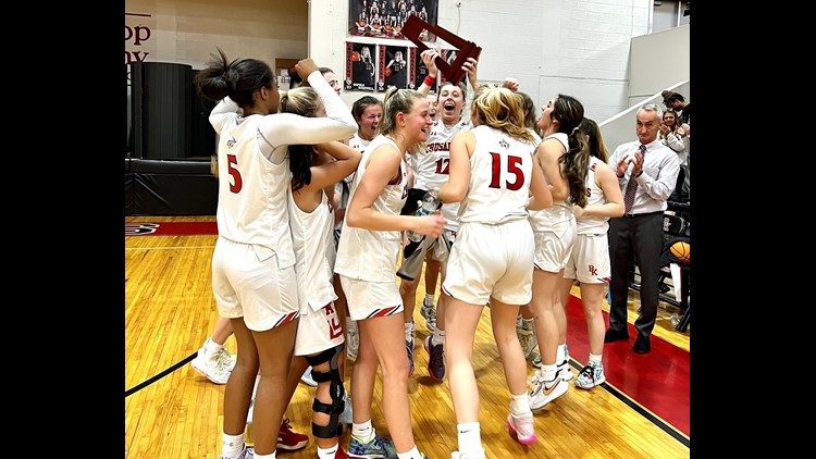 Bishop Kenny Girls Basketball beats Cardinal Gibbons to advance to 4A state title game. Oakleaf falls to Charlotte in 6A Final Four matchup.