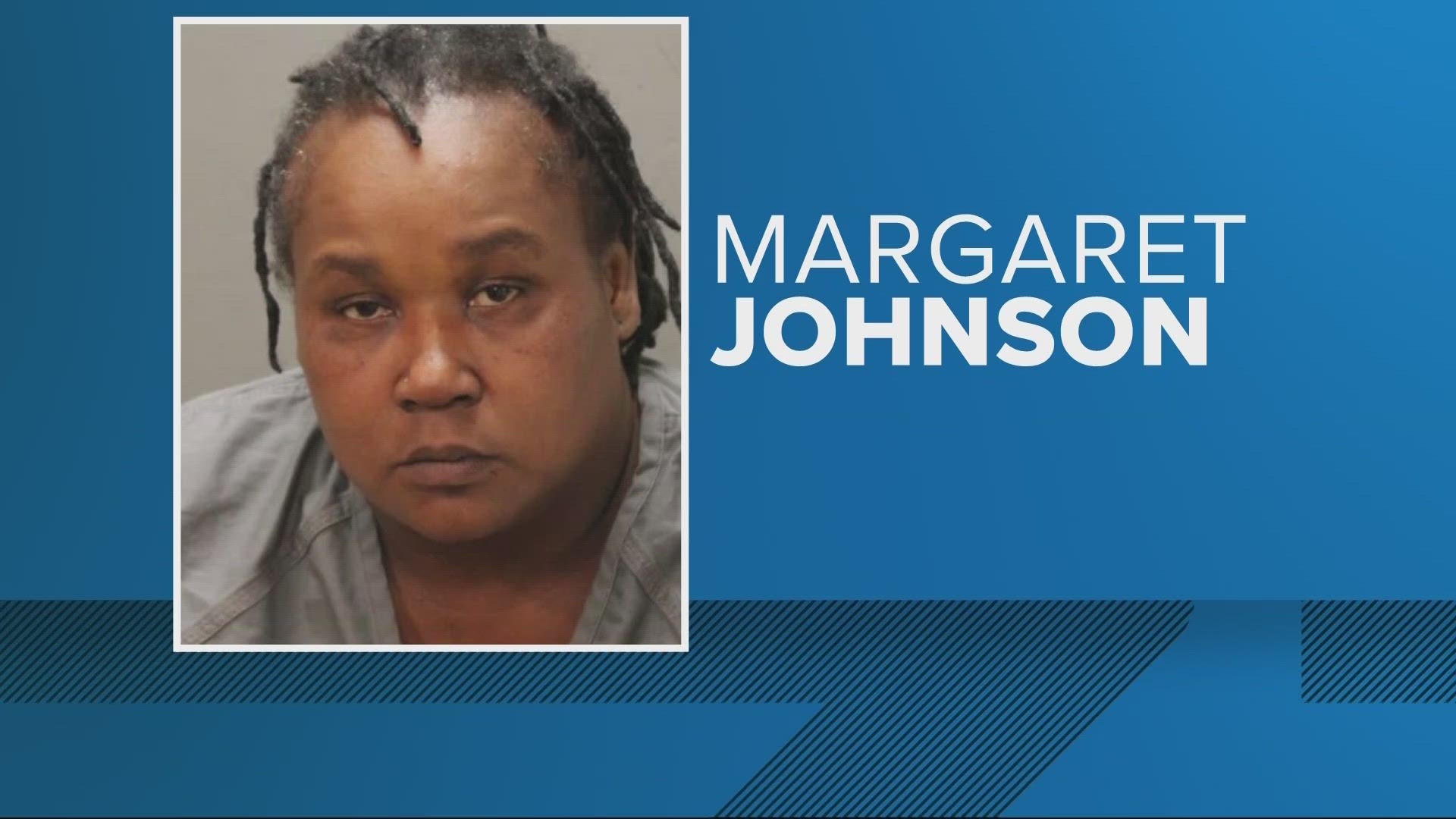 Margaret Johnson, 43, was charged with child neglect.