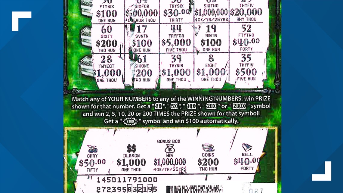 Jacksonville man wins a fast million dollars in scratch-off game