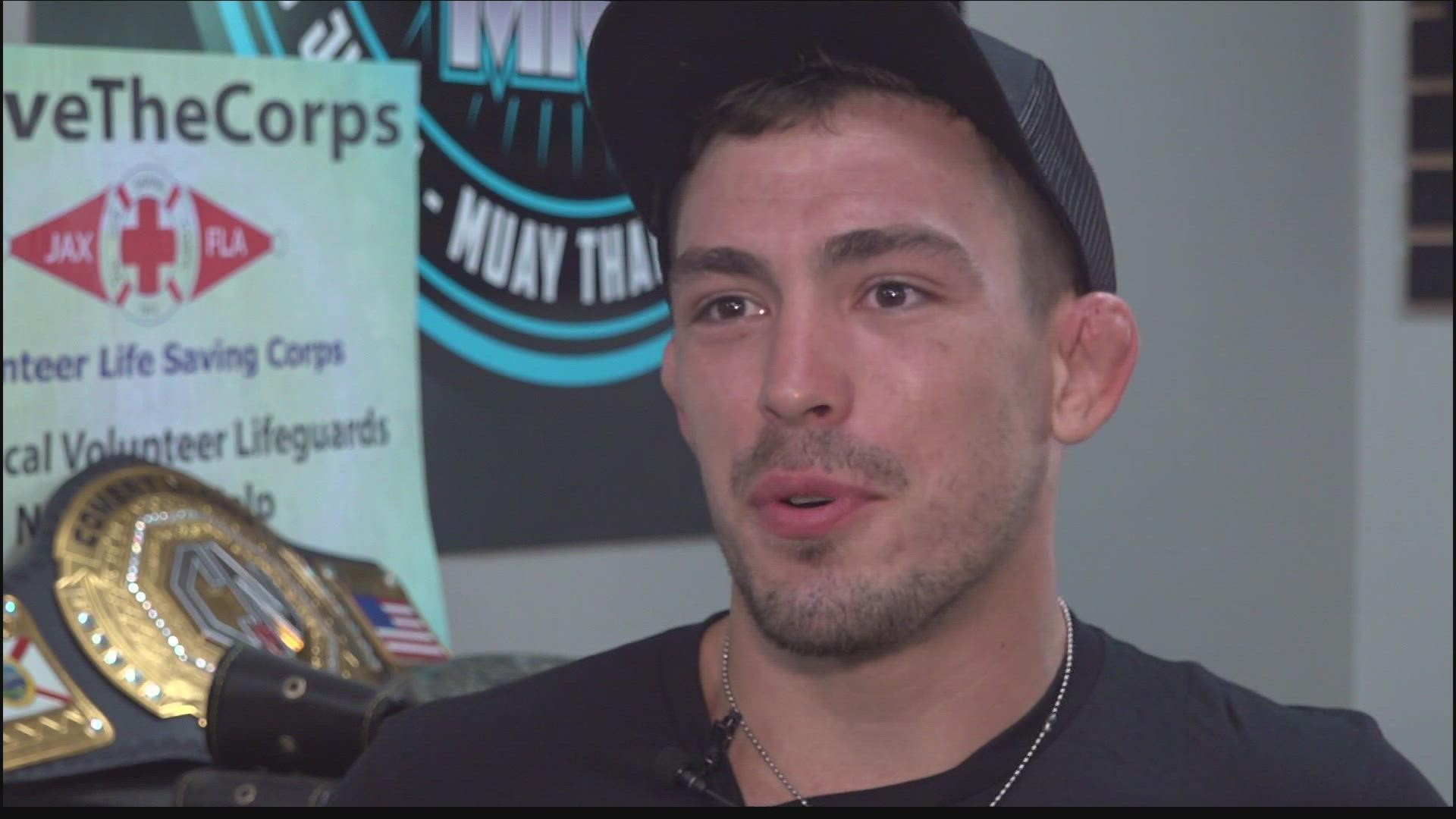 Jacksonville Beach UFC fighter determined to blaze a path