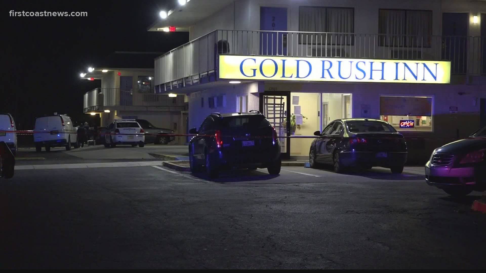 The shooting happened at the Gold Rush Inn on the city's Northside.