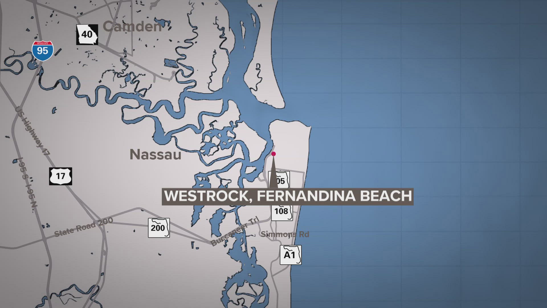 The Nassau County Sheriff's Office said the bite occurred at WestRock, 600 N. 8th St. in Fernandina Beach.
