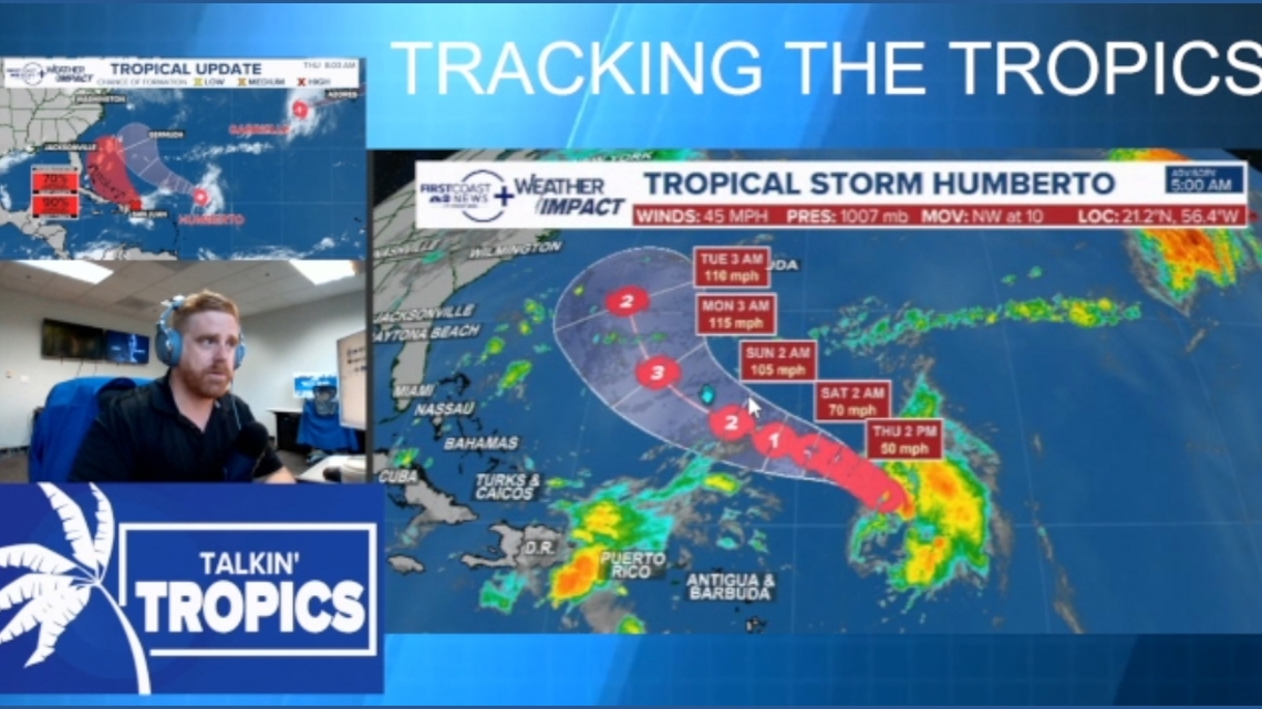 Tropical Storm Humberto and a new storm possible closer to Florida ...