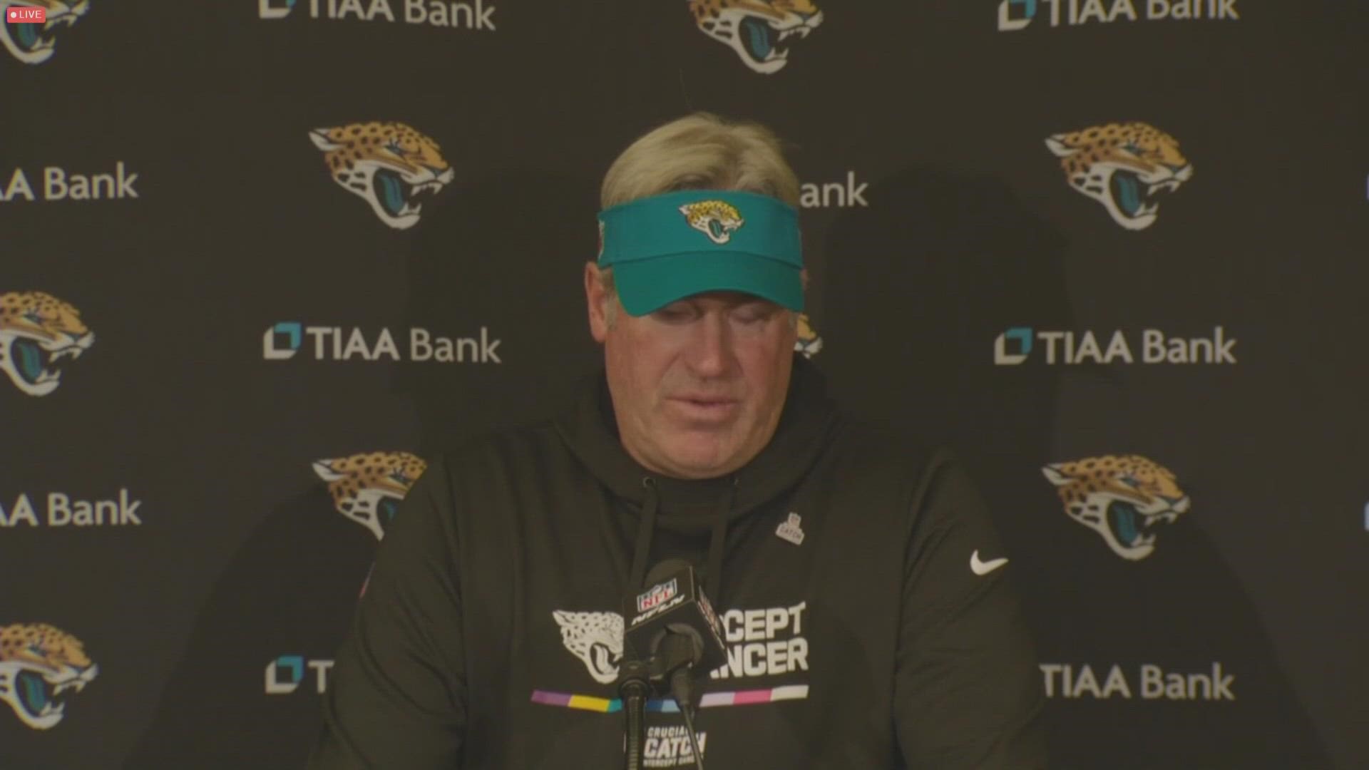 Doug Pederson and Trevor Lawrence talk post-game after Jags fall to Colts