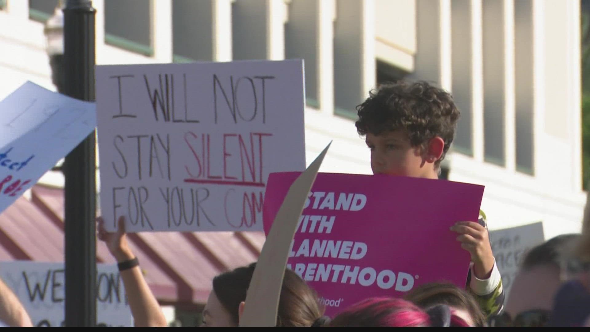 There was a rally held in Downtown Jacksonville Wednesday.