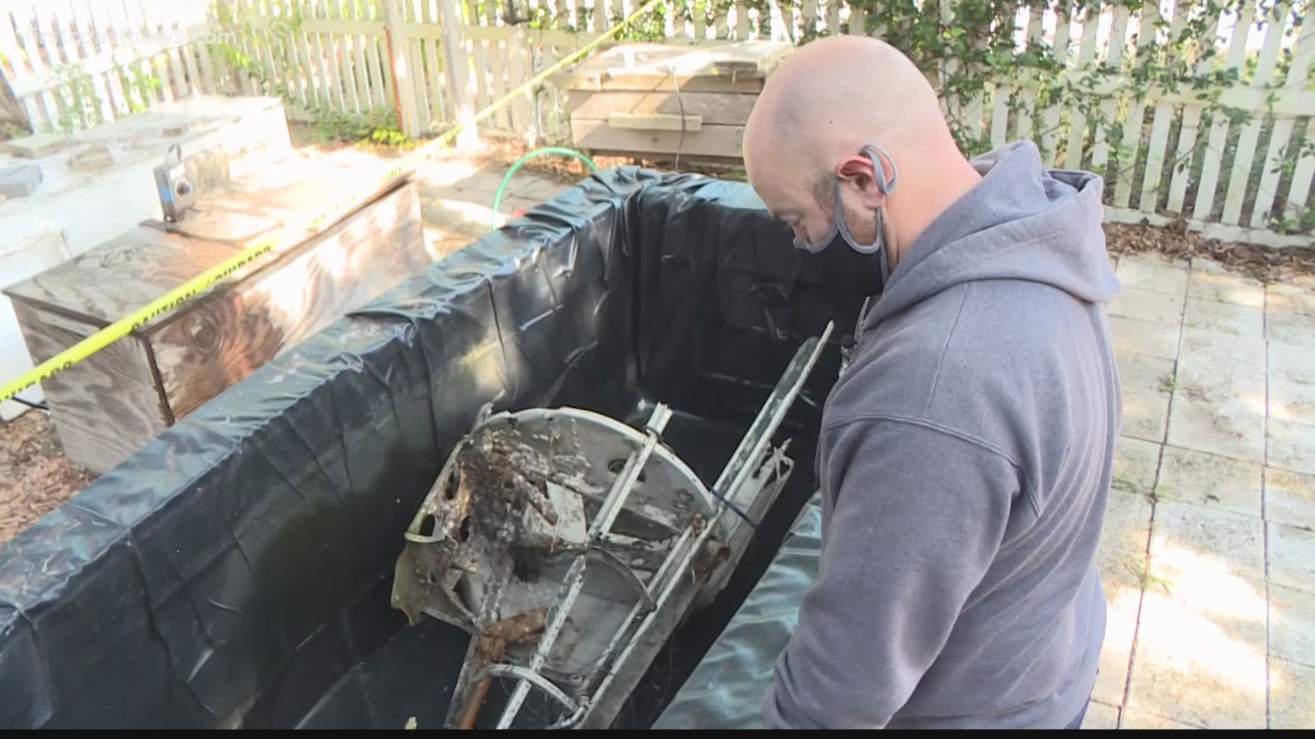 The plane's tail, which washed up in St. Augustine in October, most likely came from a plane from Mayport.