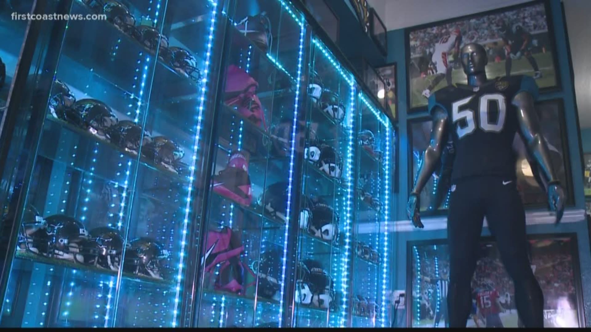 Jags super fan hopes that his man cave will one day become a museum