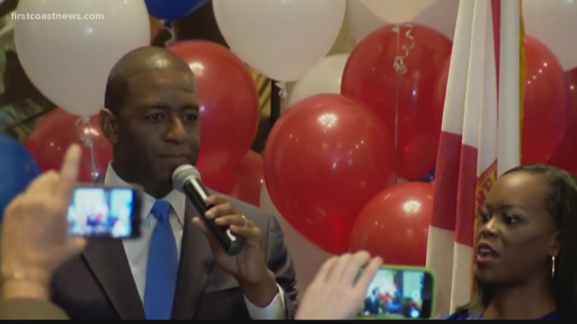 The mayor of Tallahassee, Andrew Gillum, has won the Democratic nomination in the race to be Florida's next governor.