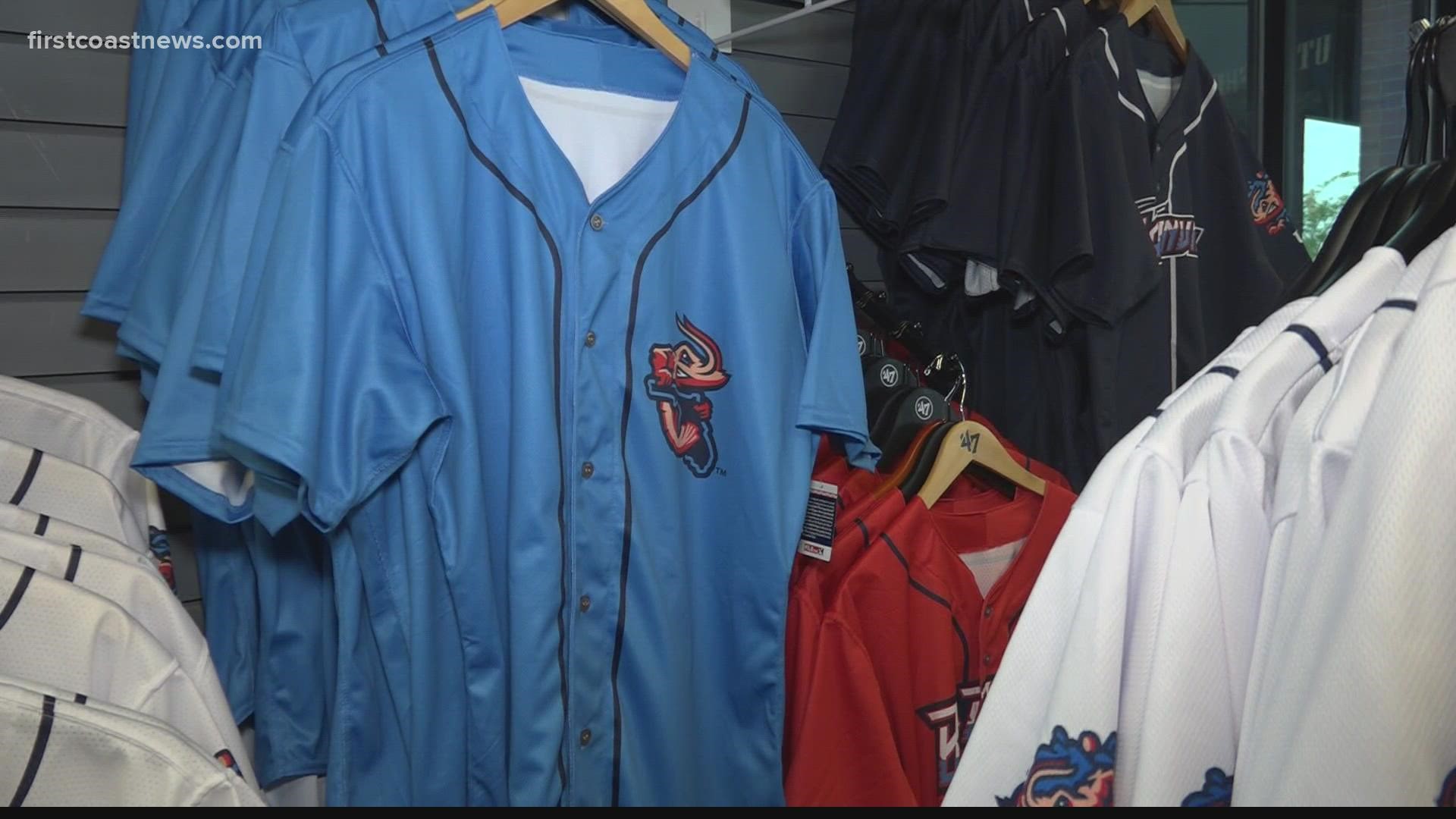 Jacksonville Jumbo Shrimp introduce this season's merchandise