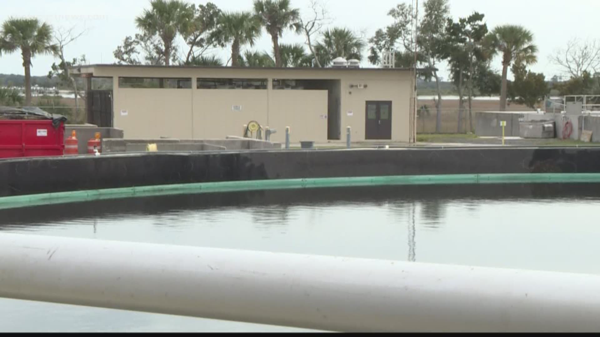 St. Augustine's wastewater treatment plant has been described as the city's most exposed piece of infrastructure.