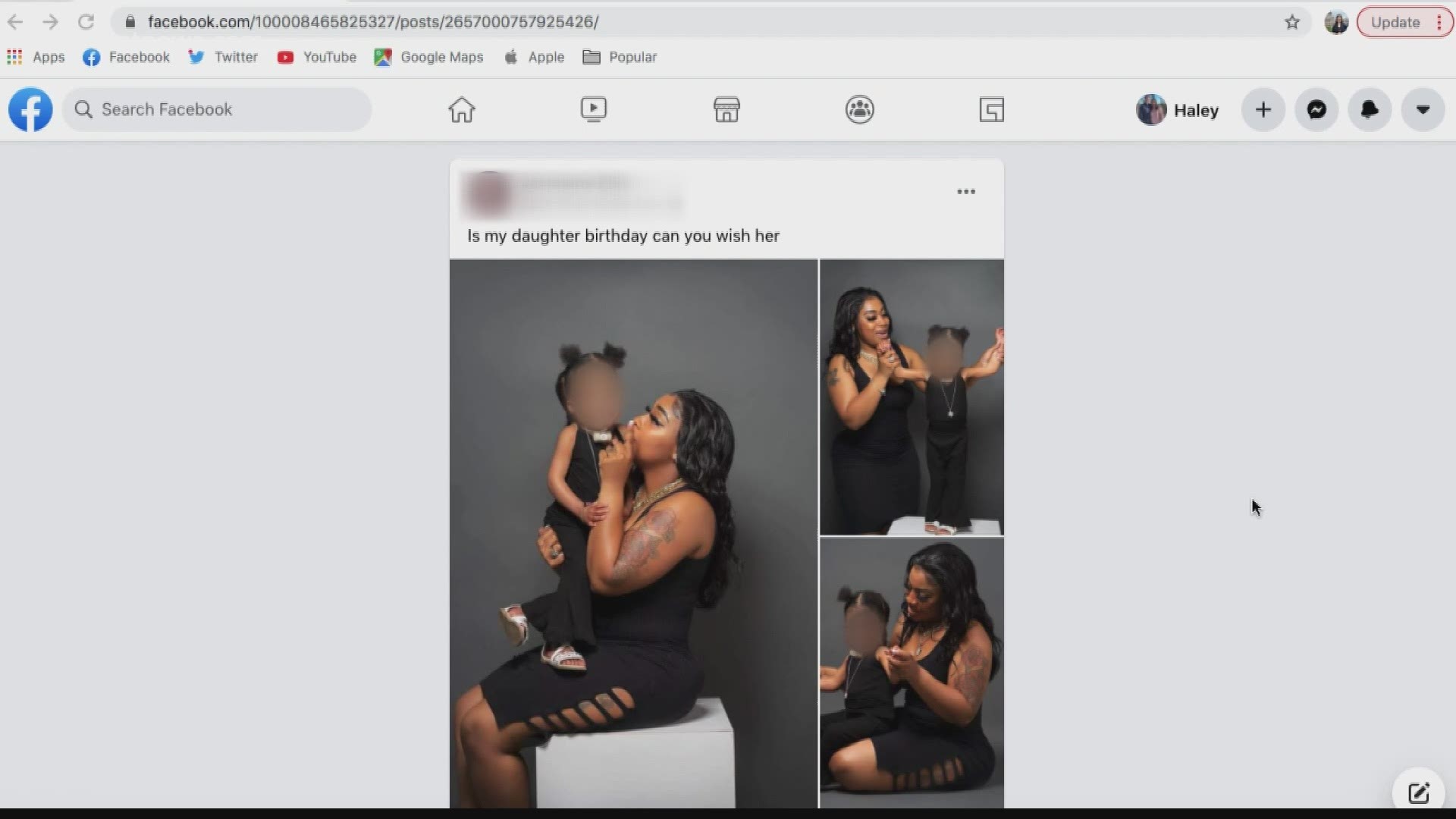 Jacksonville mother says scammer is using disabled child's photo