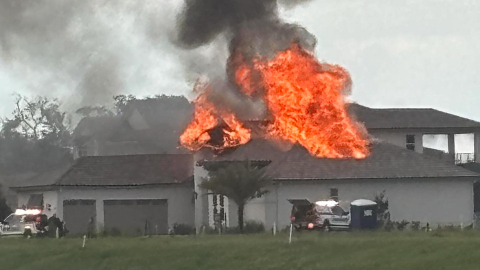 Fire in the \500 block of Pantano Drive