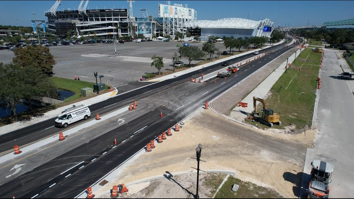 Construction around TIAA Bank Field to cause traffic Sunday