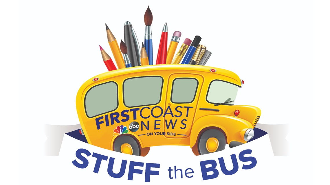 Donate school supplies to First Coast News Stuff the Bus event