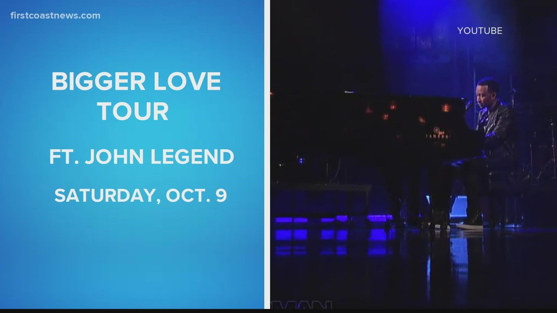 John Legend, The Killers and A Day to Remember will all play at the Amp this fall, with tickets for all three going on sale Friday.