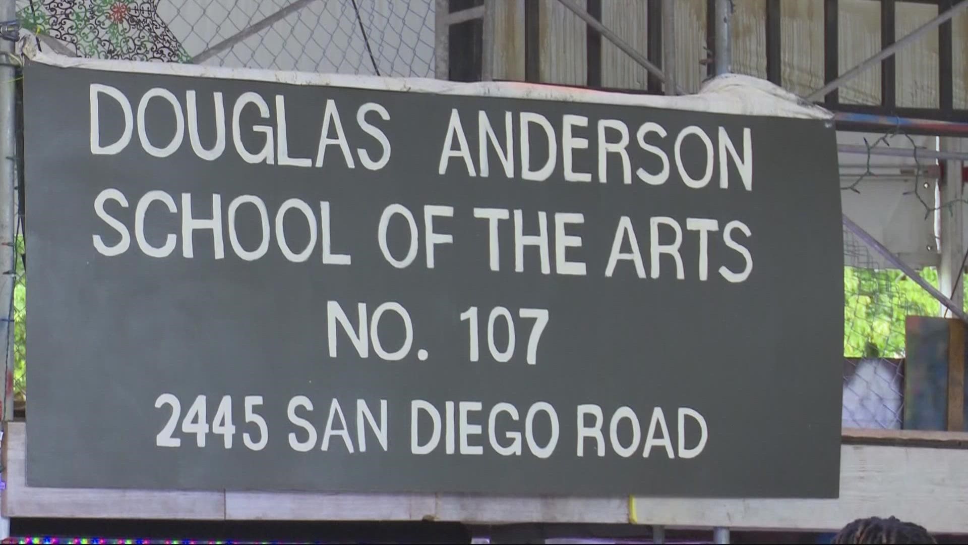 Douglas Anderson cancelled the play, saying that the content was too mature.