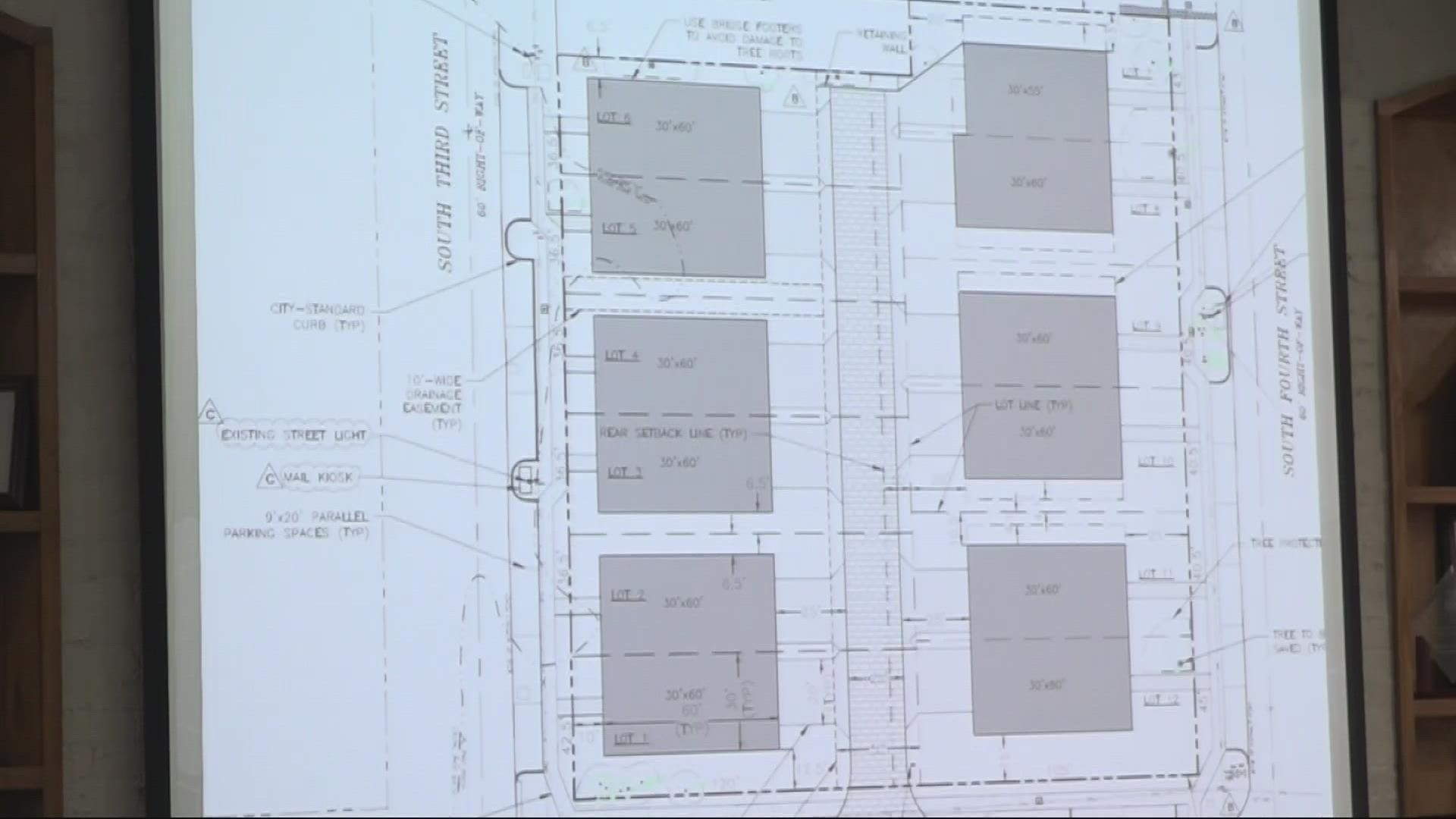 Lee Anderson says the townhouses will change the makeup pf the community.