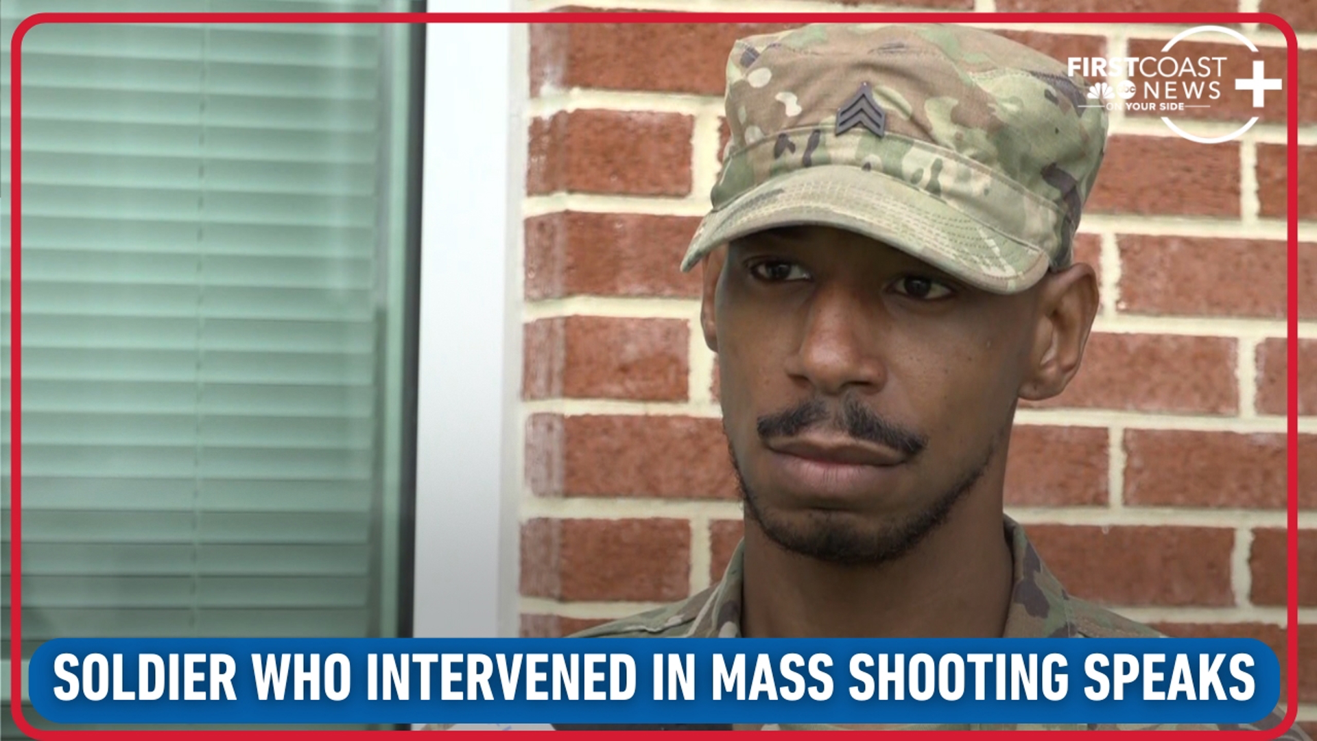 Army Sgt. Aaron Turner was credited by his commander and the Secretary of the Army with saving lives after Wednesday's mass shooting. He spoke with First Coast News.