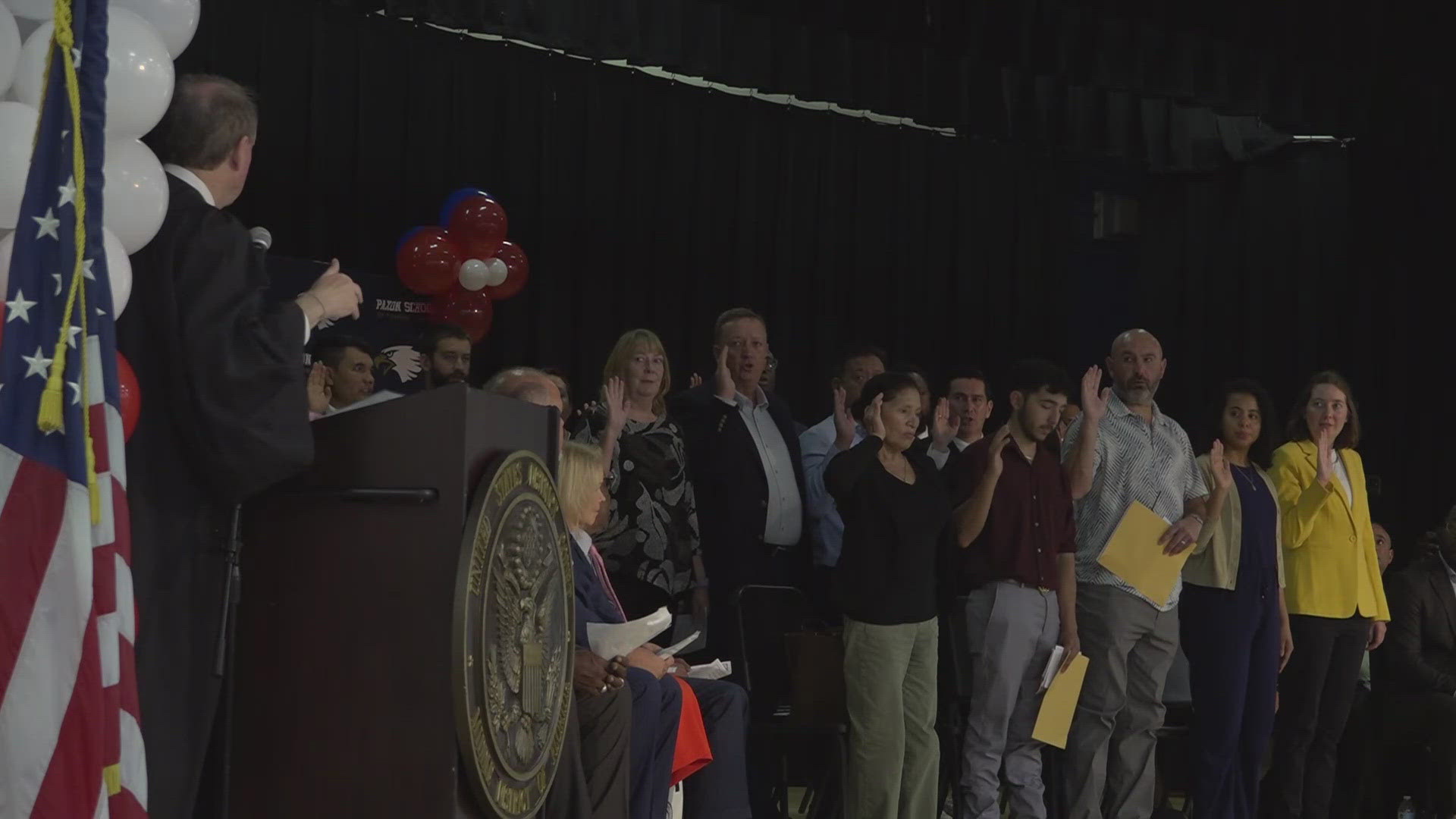 The ceremony took place at Paxon School for Advanced Studies.