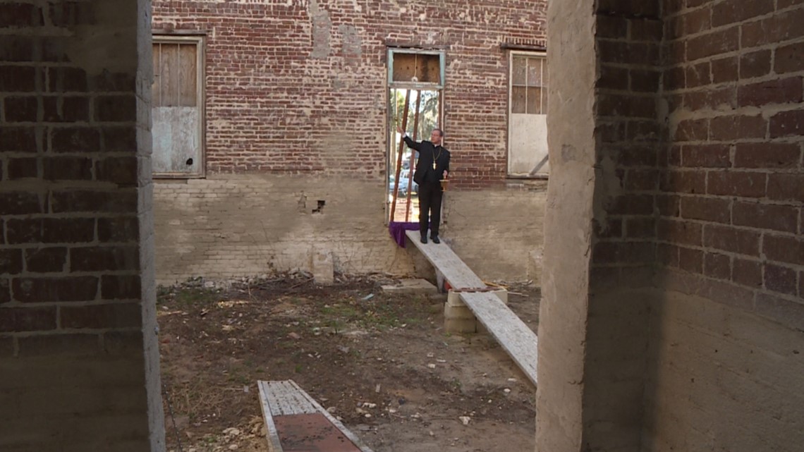 Schoolhouse in St. Augustine blessed before major restoration - Vimarsana News