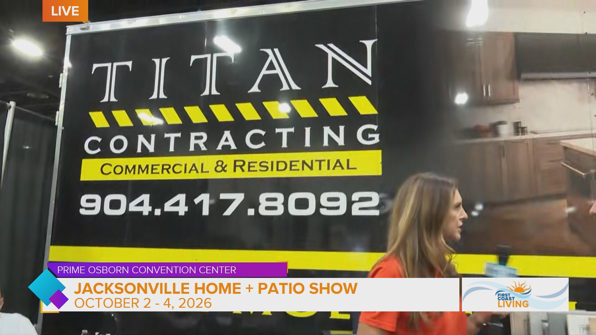 Live Streams Examples Live from the Home and Patio Show with Titan Contracting ...