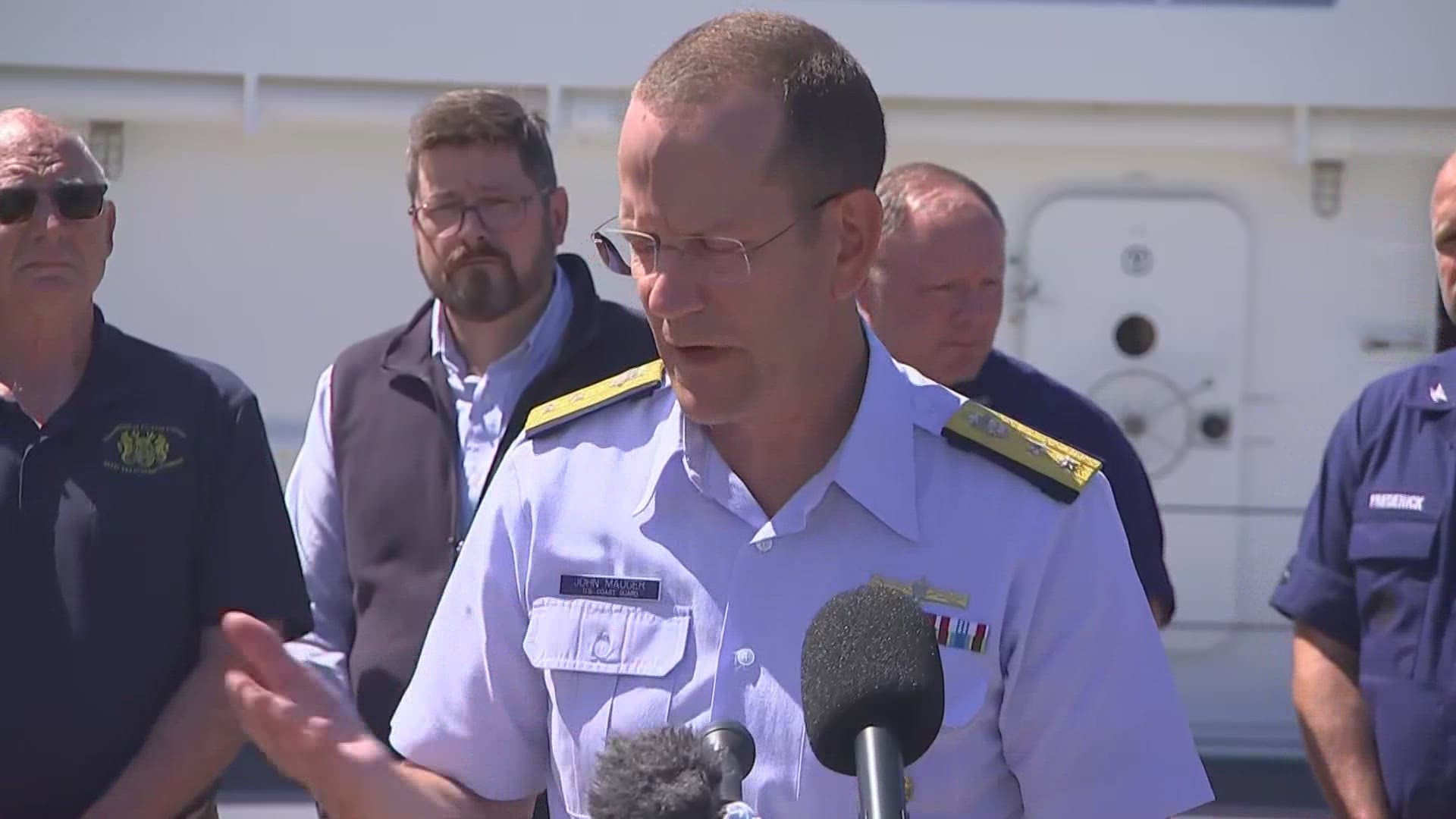 Coast Guard says submersible was destroyed in journey to Titanic, suffered catastrophic loss.