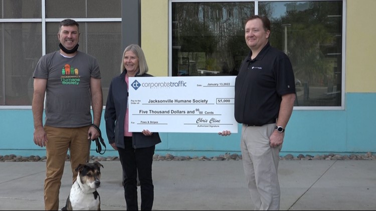 Jacksonville based company donates to help veterans, pets at Jax Humane