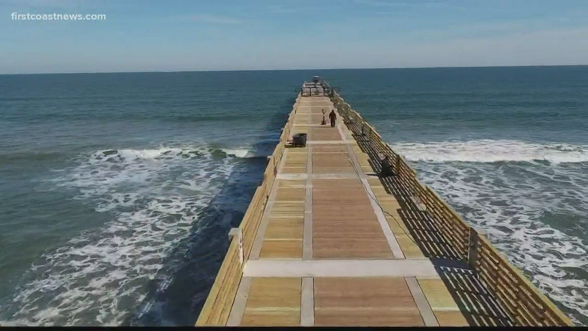 The Jacksonville Beach Pier has been closed since Hurricane Matthew.