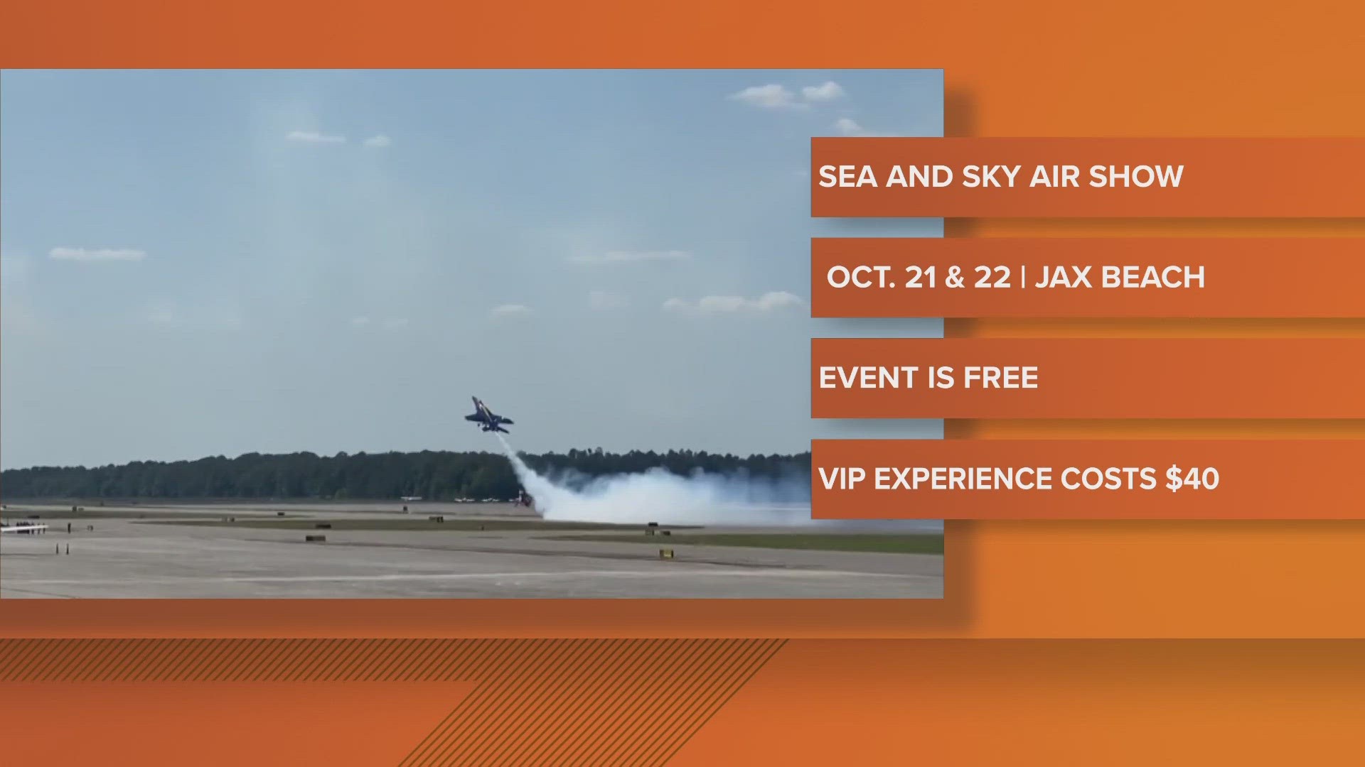 Sea and Sky Air Show returns to Jacksonville Beach in October