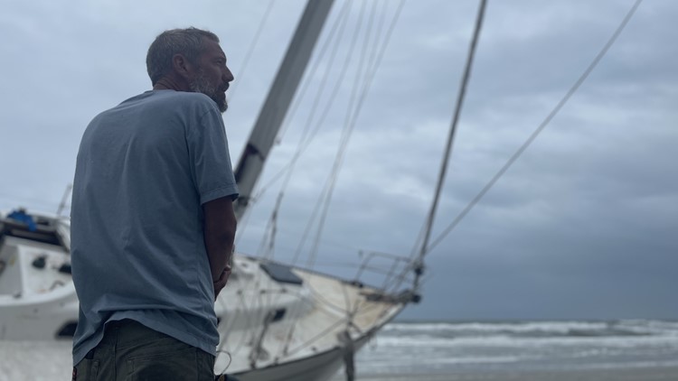 sailboat in jax beach