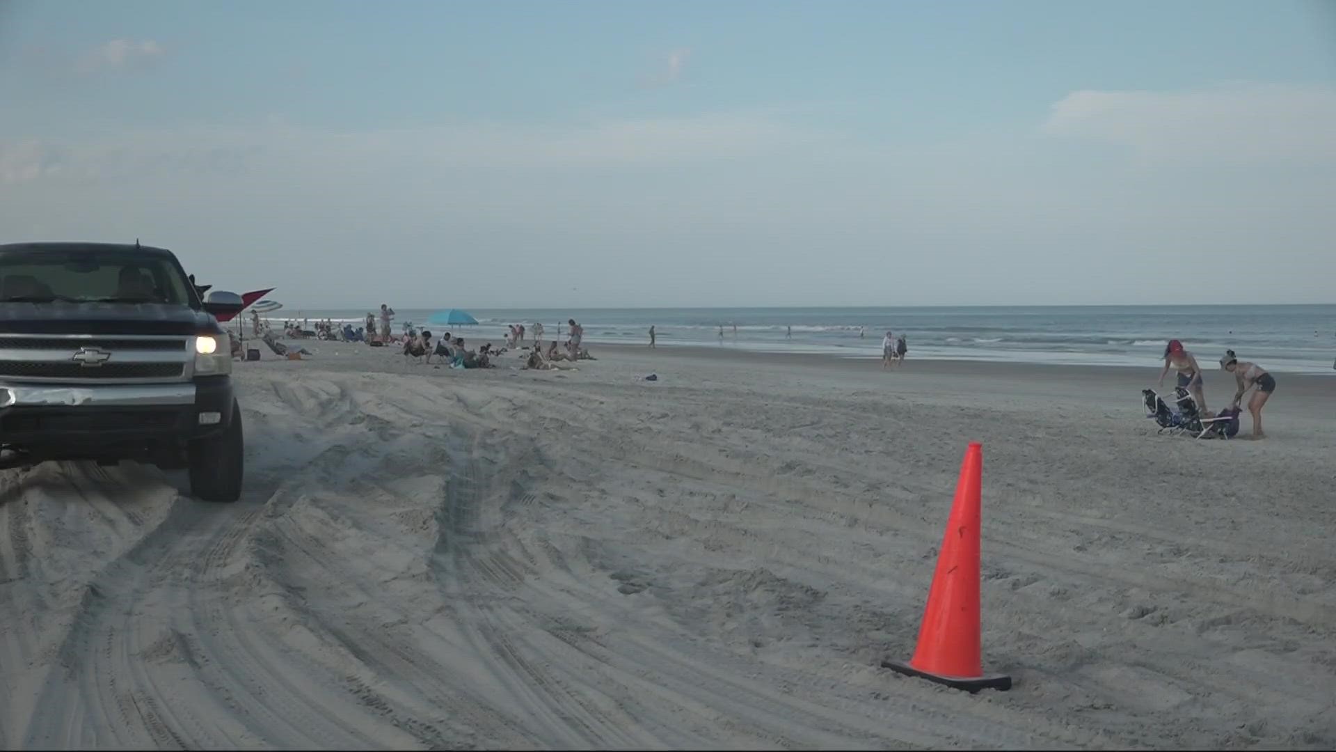 Driving on the beach in St. Johns County will cost $10 a day with season passes available.