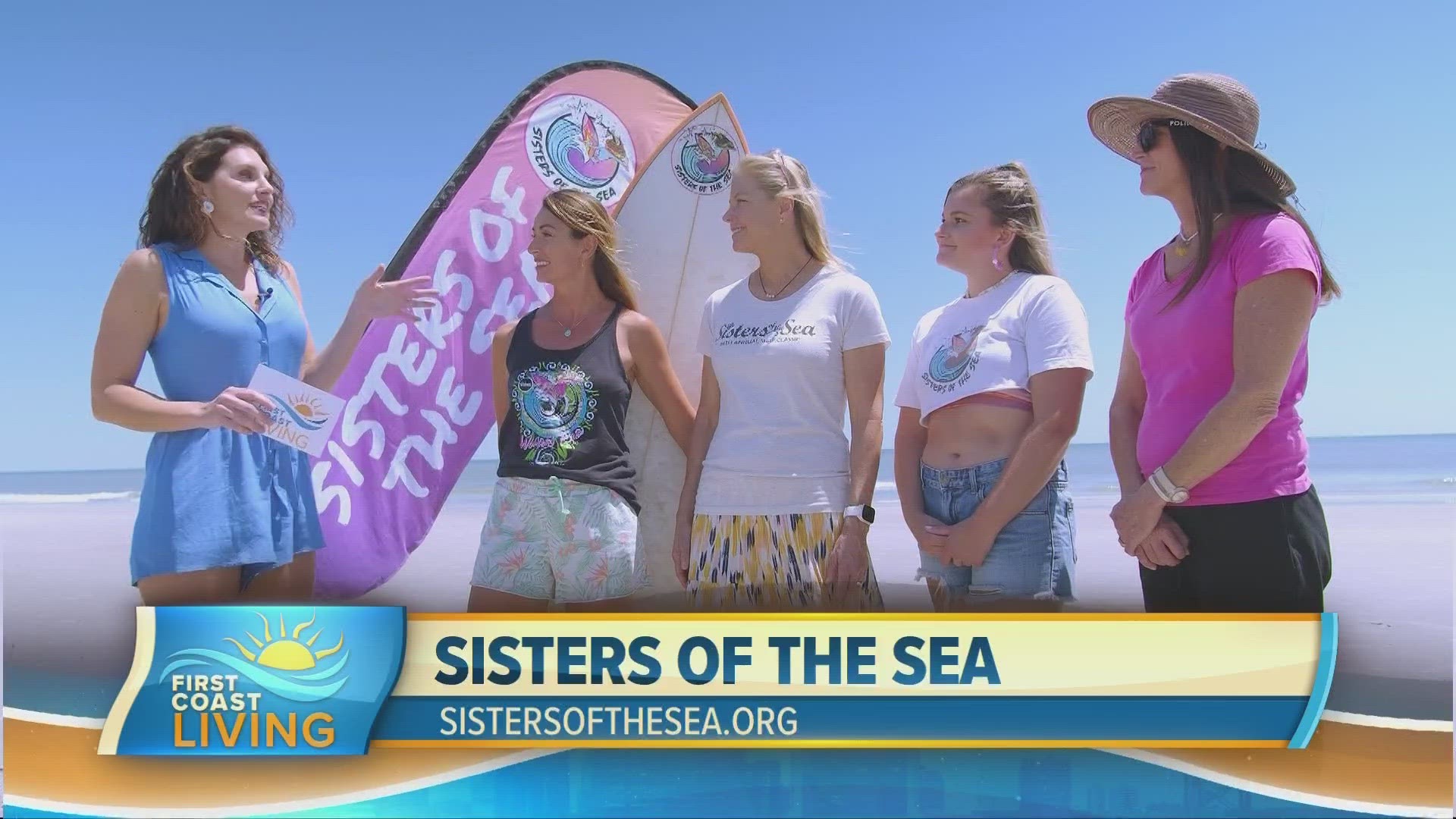 Sisters of the Sea organization is dedicated to foster a sense of community among women who love the ocean and surfing.