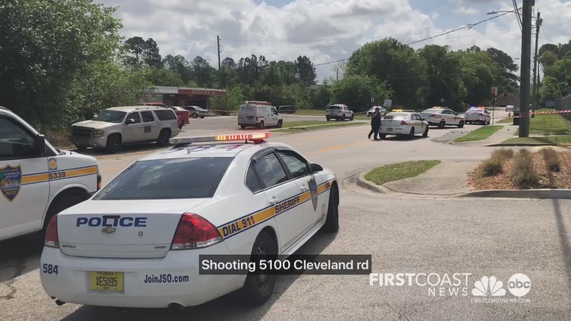 The shooting happened in the 5000 block of Cleveland Road, police said.