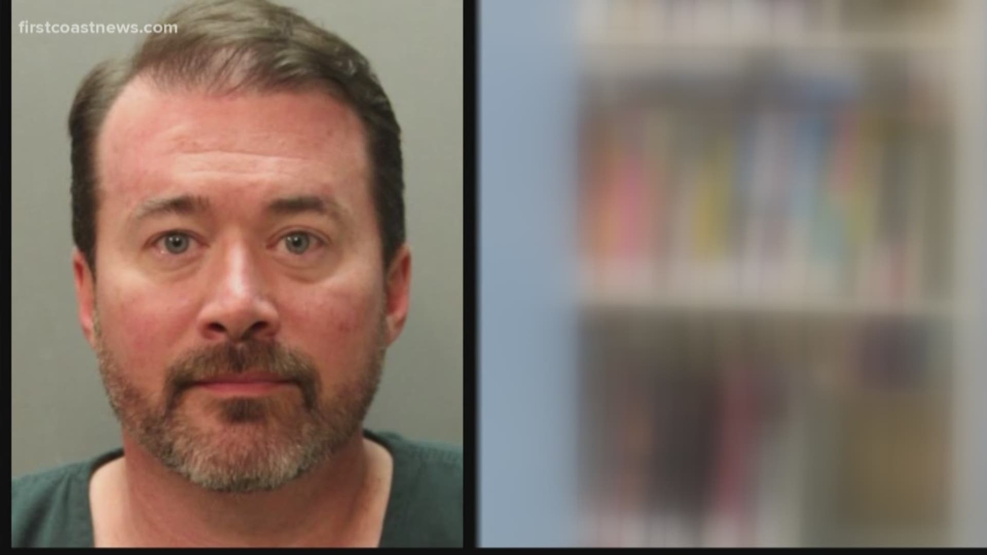 A man responsible for helping fund Jacksonville libraries was arrested for trying to use a counterfeit ID to open up a loan for $20,000.