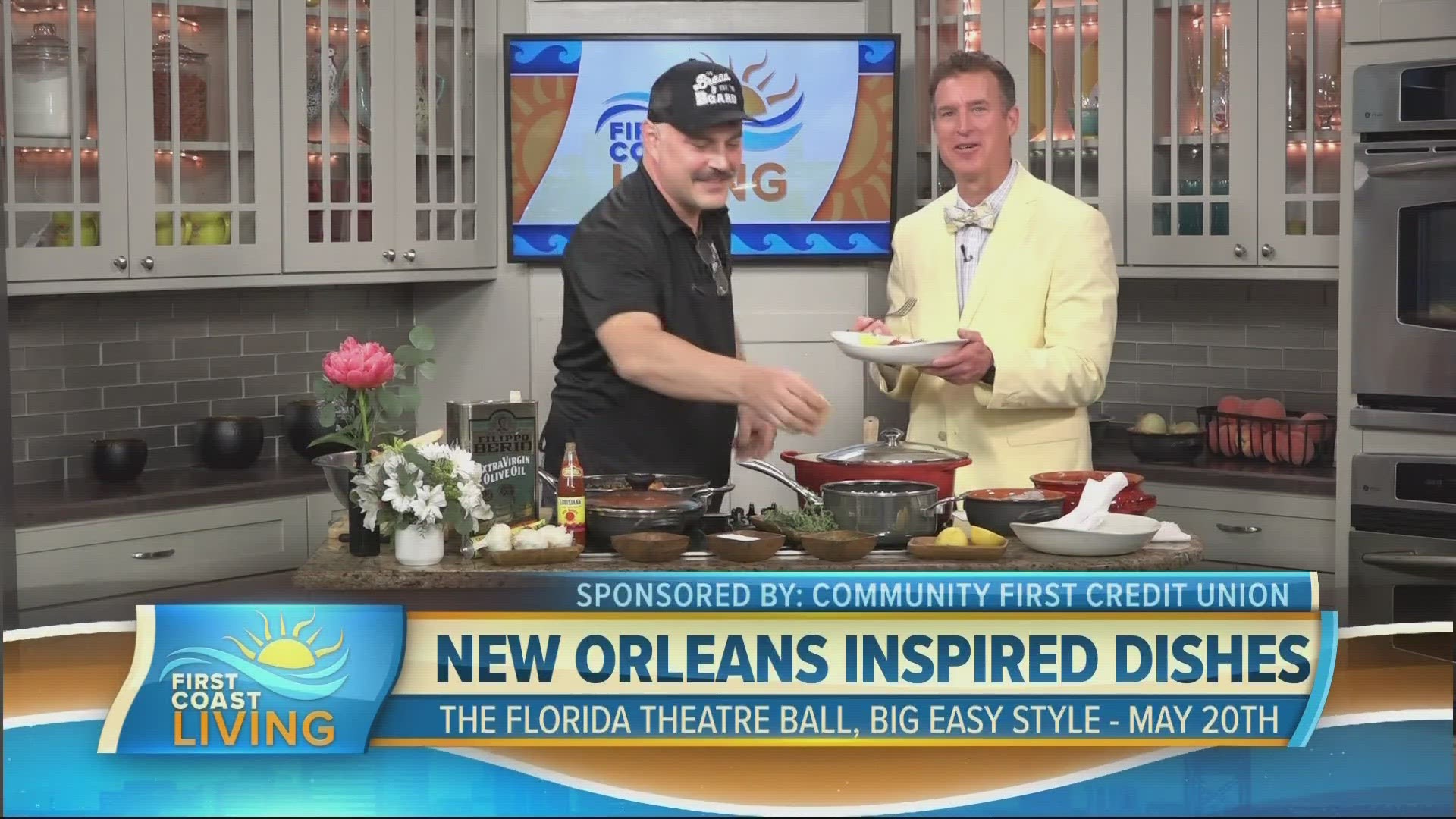 Bread & Board co-owner, Chef Dwayne Beliakoff shows Mike how to make a delicious New Orleans inspired dish.