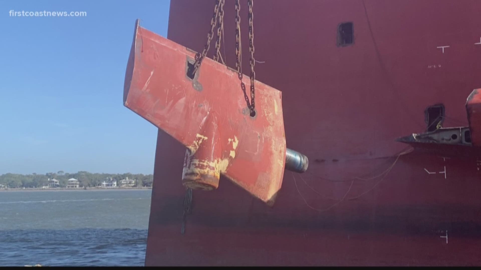 After the propeller, propeller shaft and rudder were removed from the Golden Ray, an expert says the focus now shifts to preparing the ship for being taken apart.